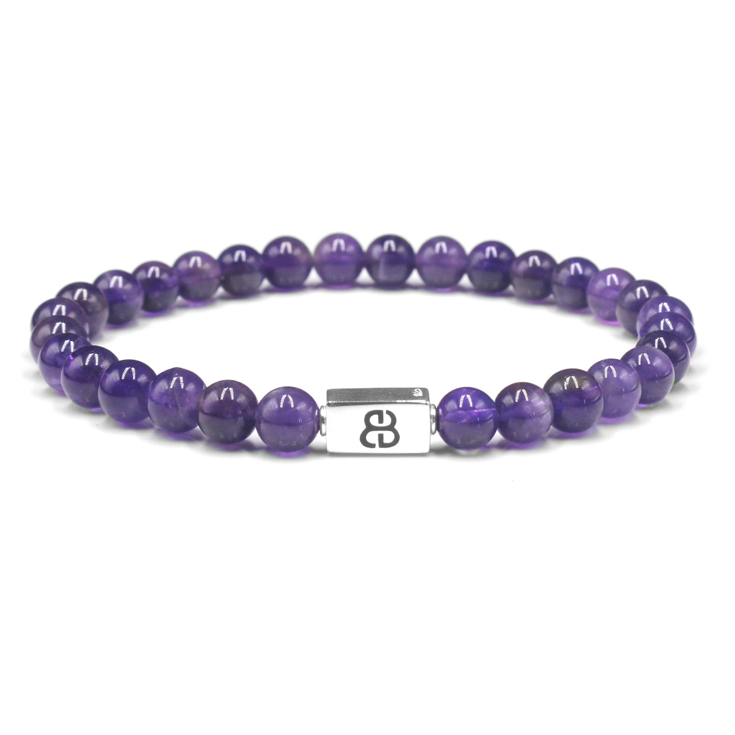 Amethyst und Sterling Silber
