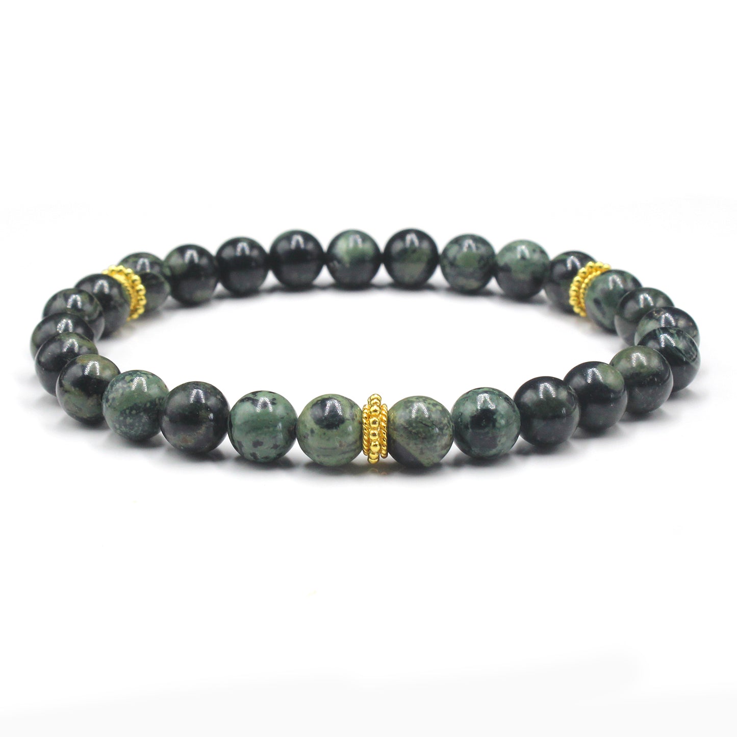 Dark Green Jade and Gold