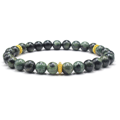 Dark Green Jade and Gold