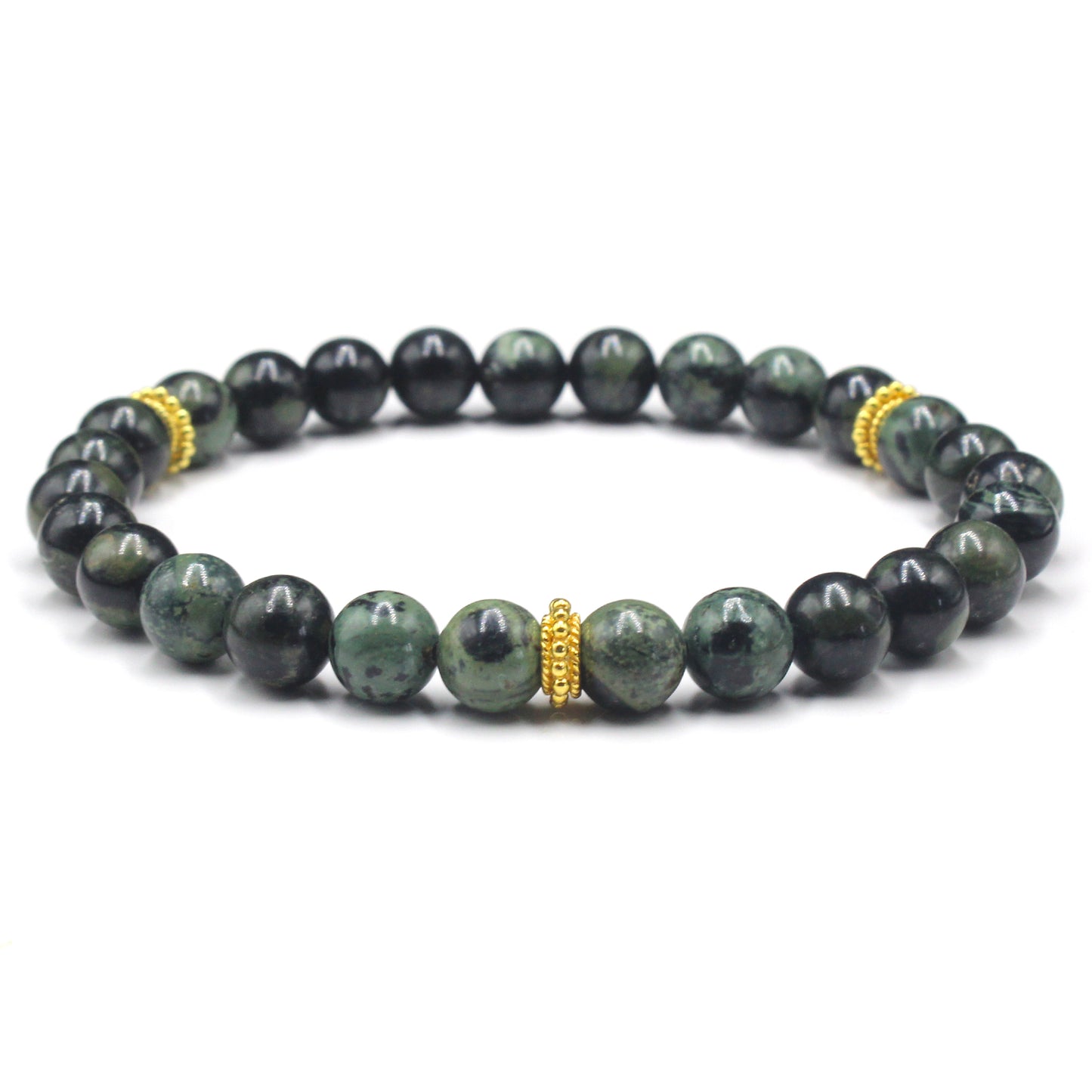 Dark Green Jade and Gold