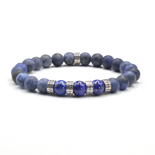 Mattes Sodalith und Lapislazuli