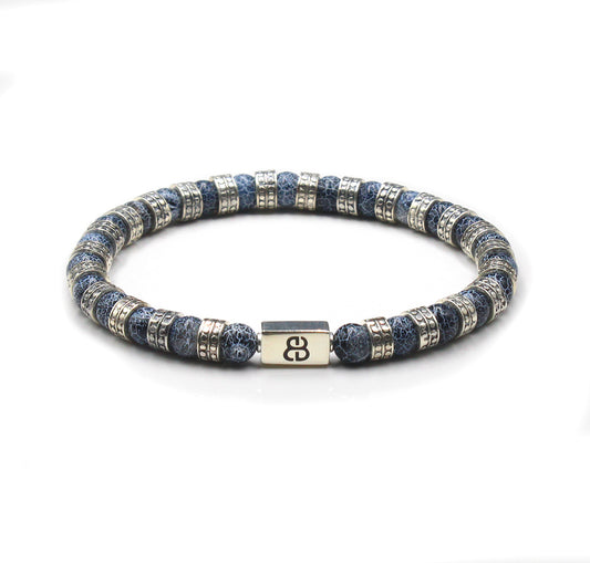 Blue Crackled Agate