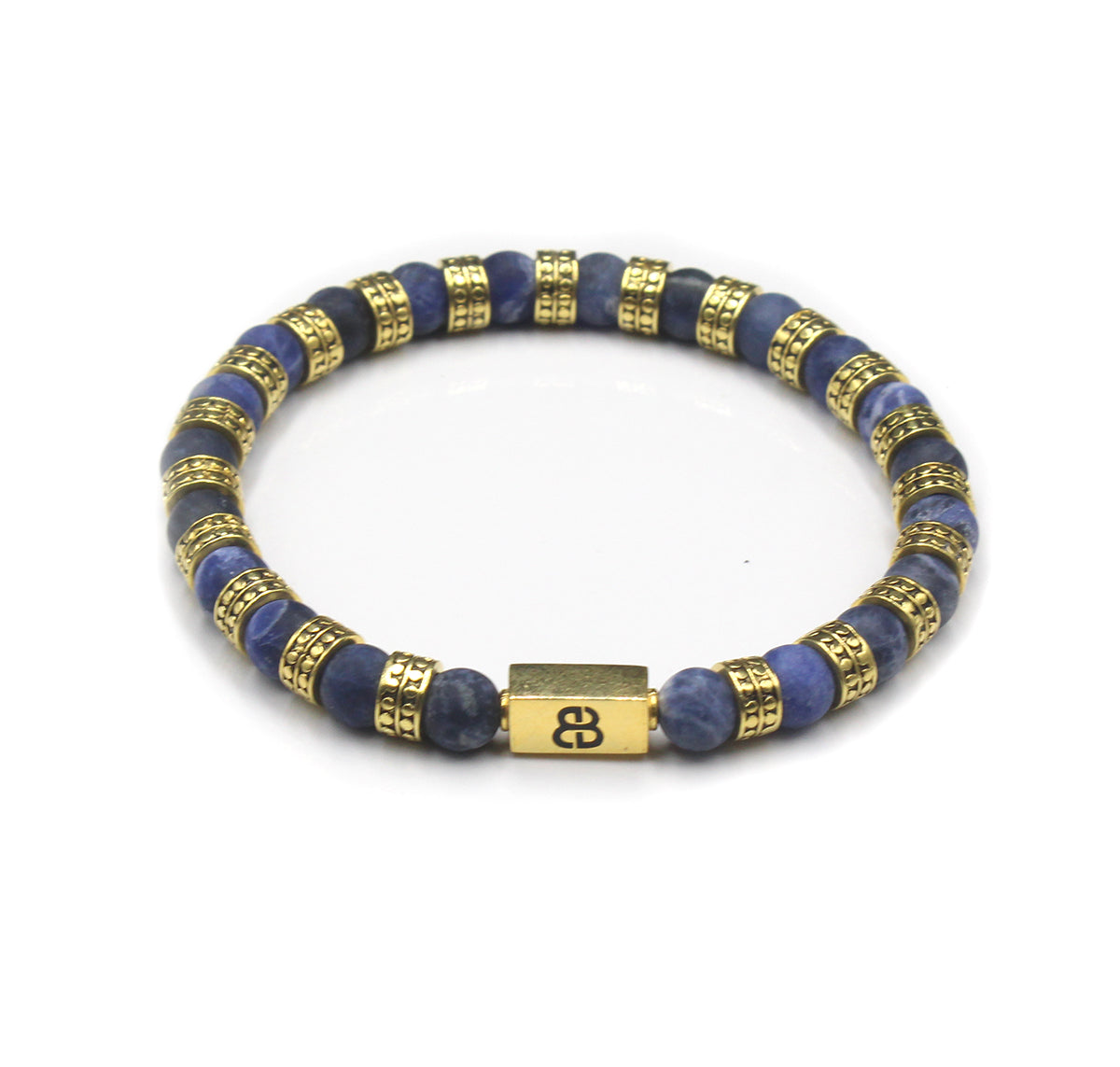 Matte Sodalite and Gold