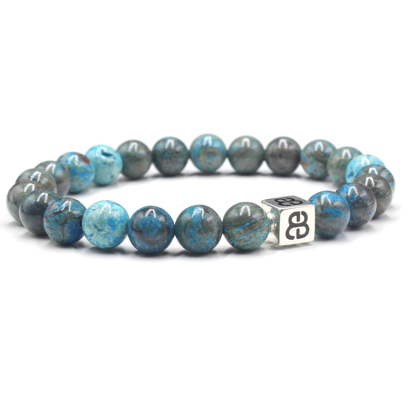 Blue Jasper and Silver