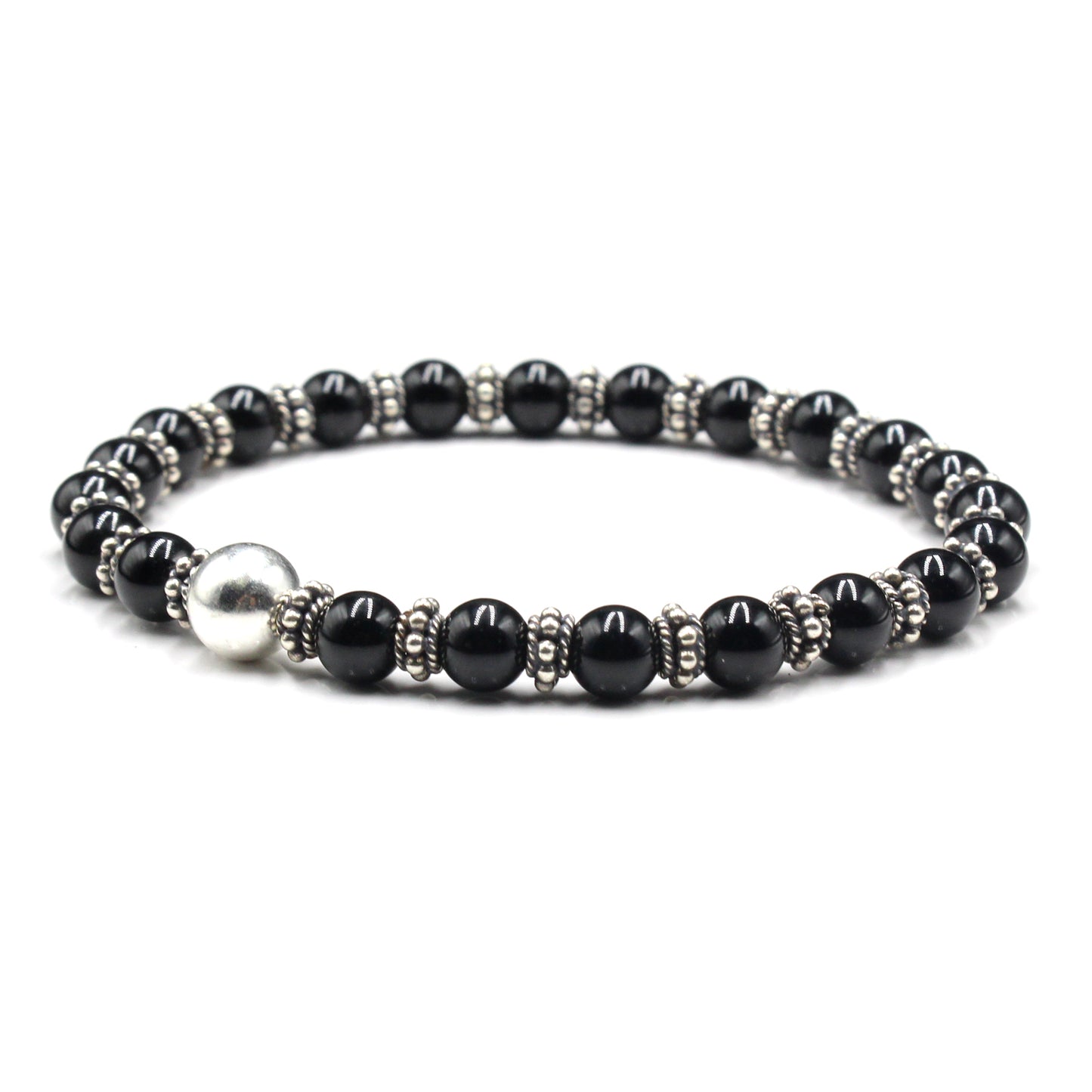 Black Onyx and Sterling Silver
