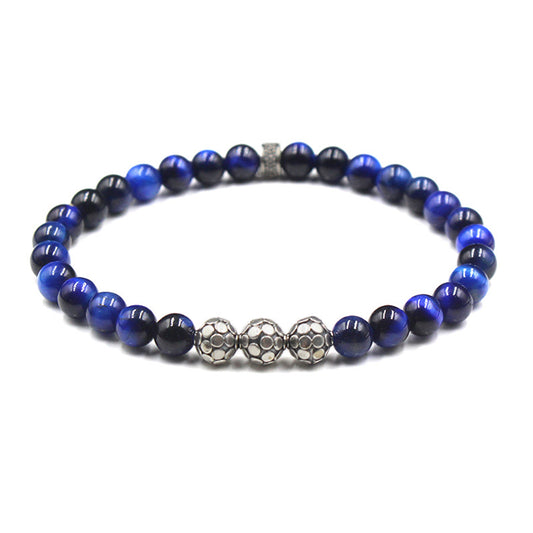 Blue Tiger's Eye and Sterling Silver