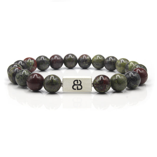 Dragon Blood Stone and Silver