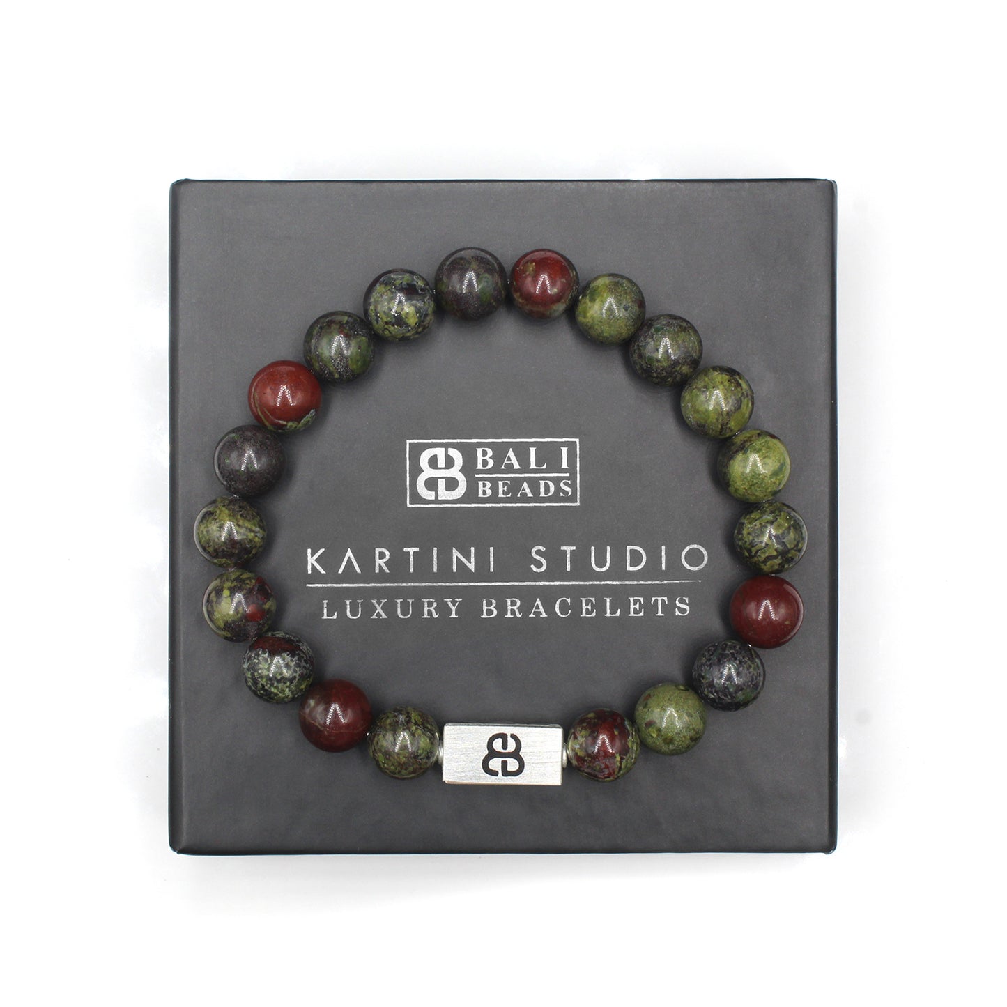 Dragon Blood Stone and Silver