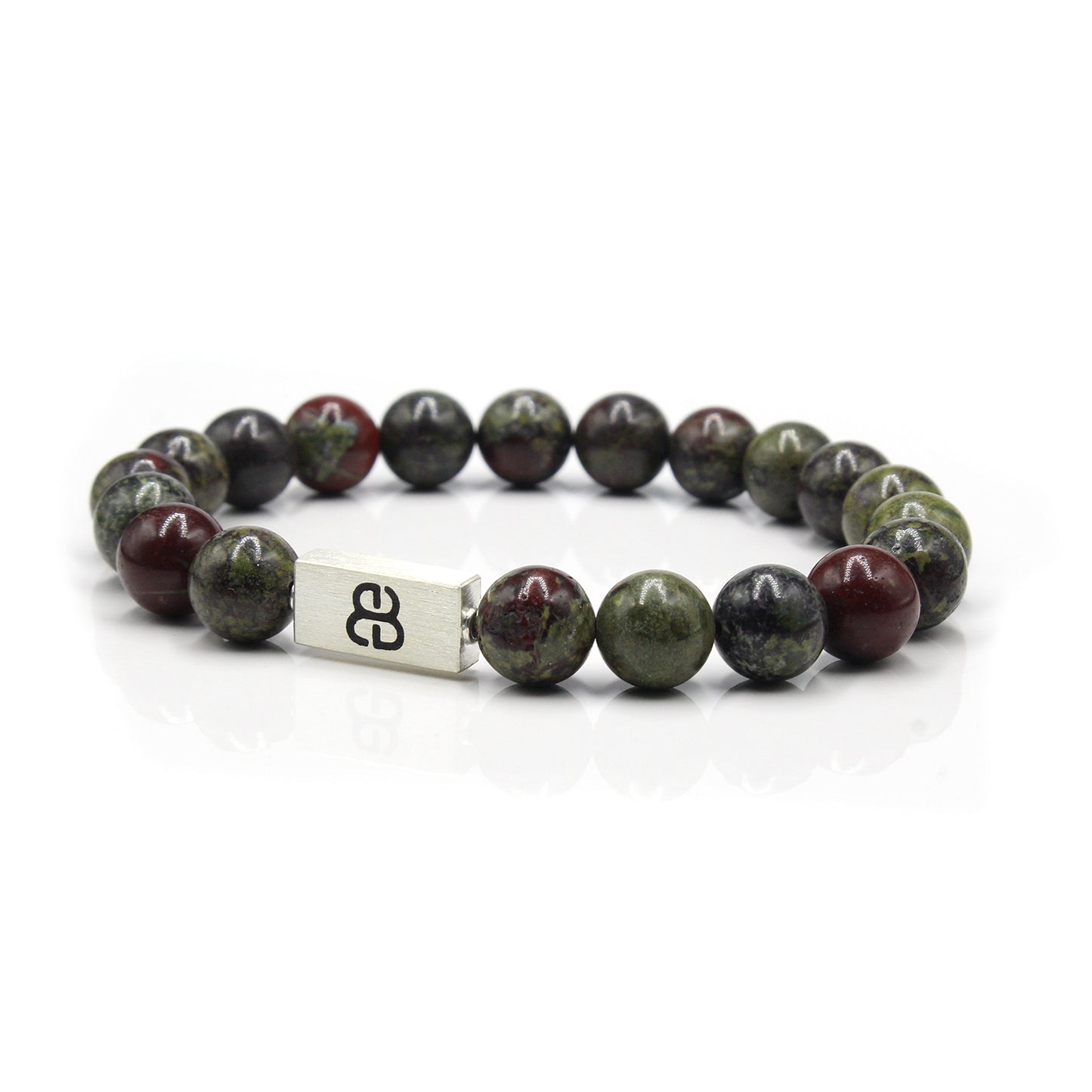 Dragon Blood Stone and Silver