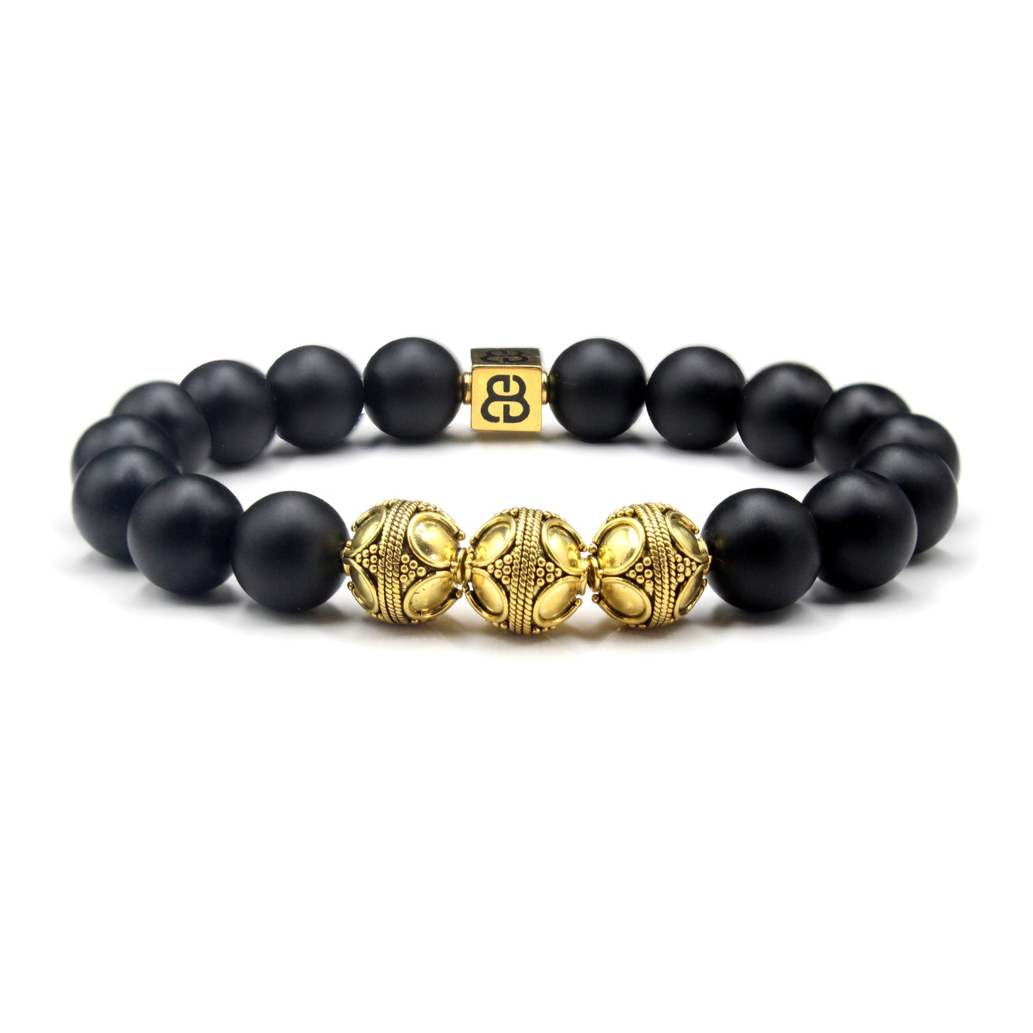 Matte Black Onyx and Gold