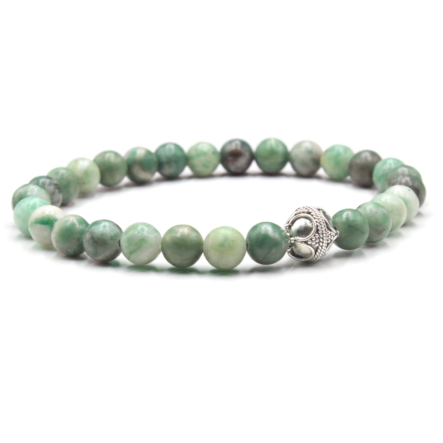 Qinghai Jade and Sterling Silver