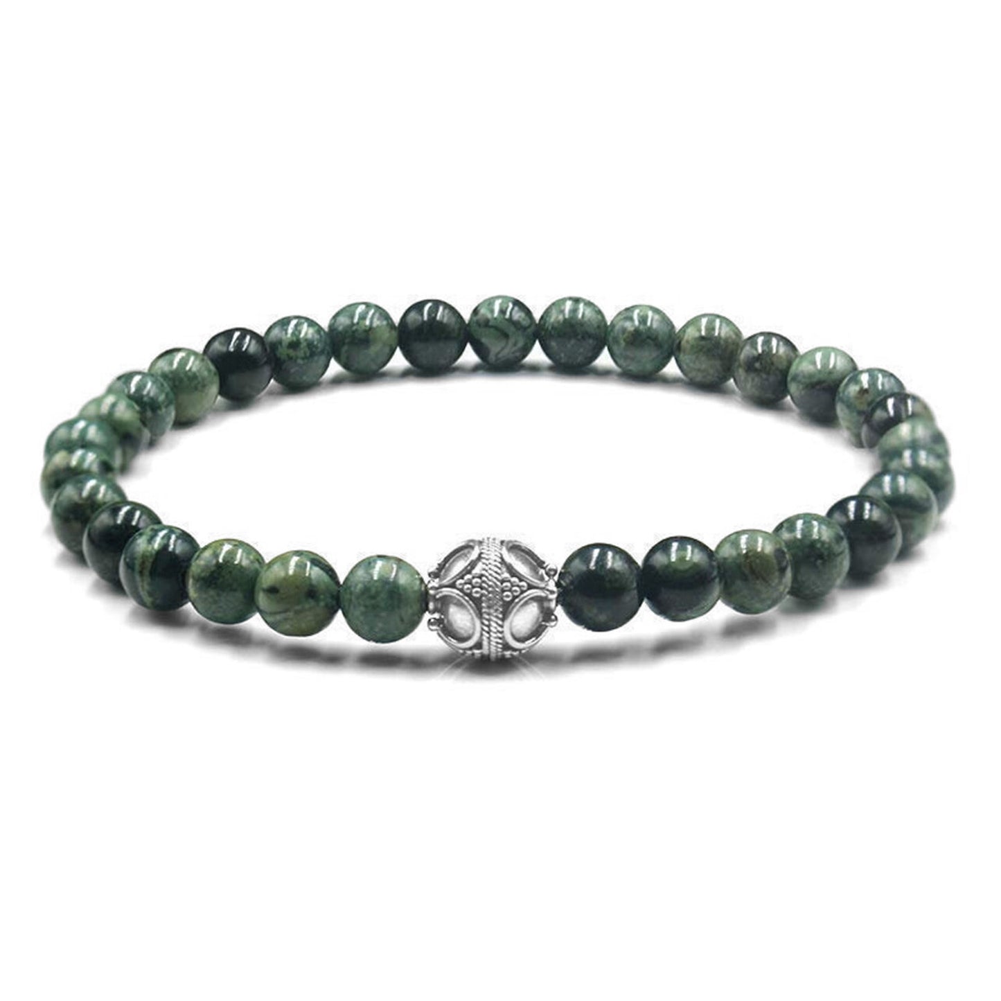 Nephrite Jade and Sterling Silver