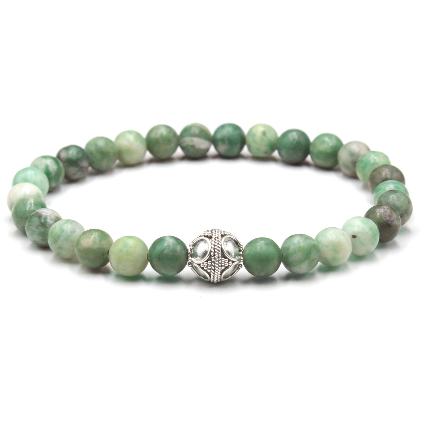 Qinghai Jade and Sterling Silver