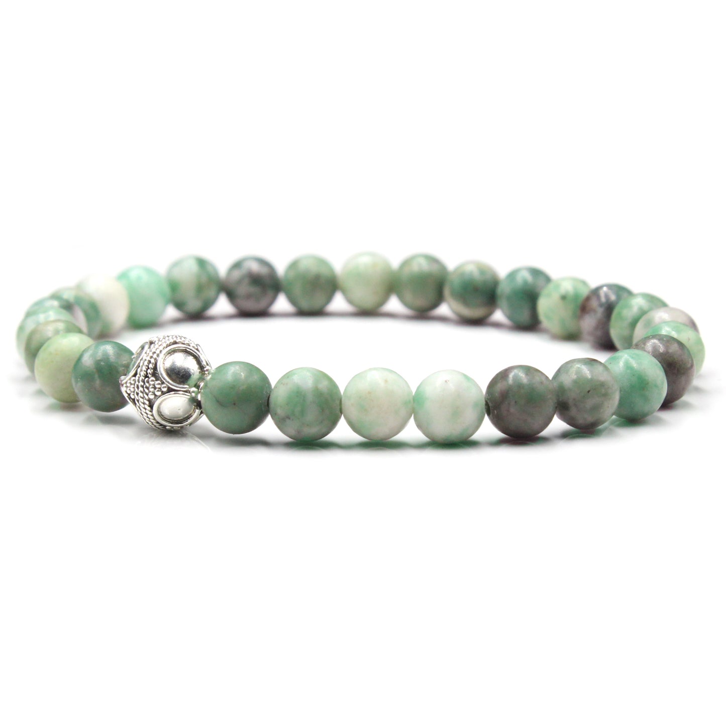 Qinghai Jade and Sterling Silver