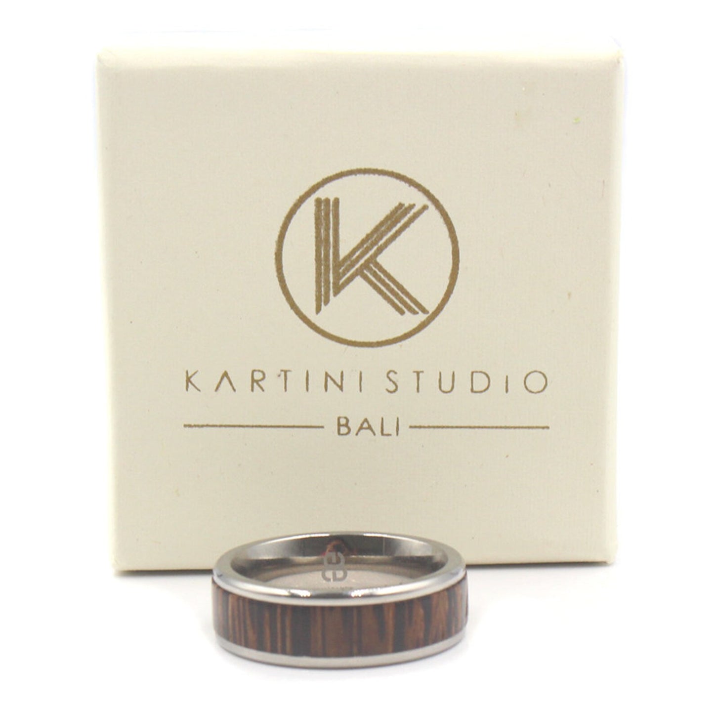 Ring aus Kokosnussholz