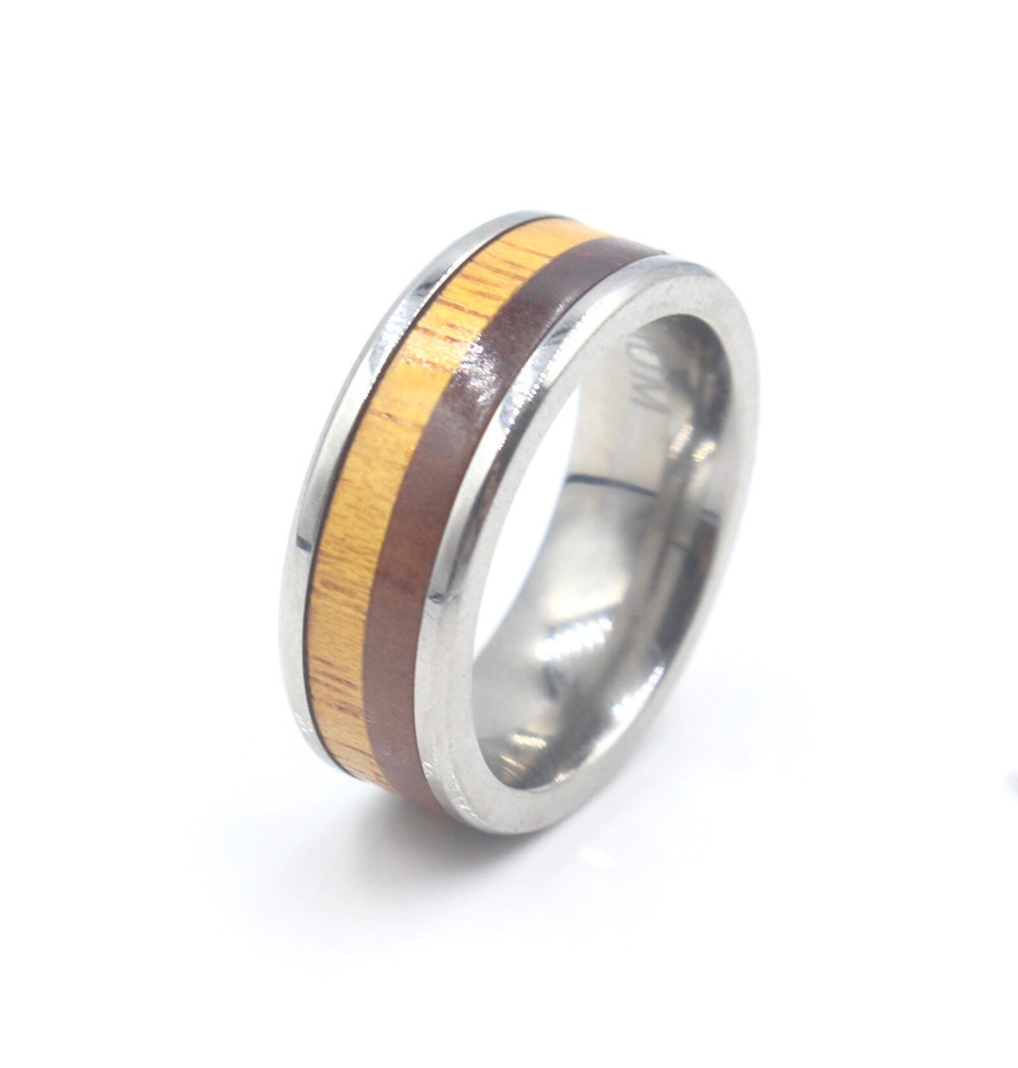 Ring aus Merbau- und Jackfruchtholz
