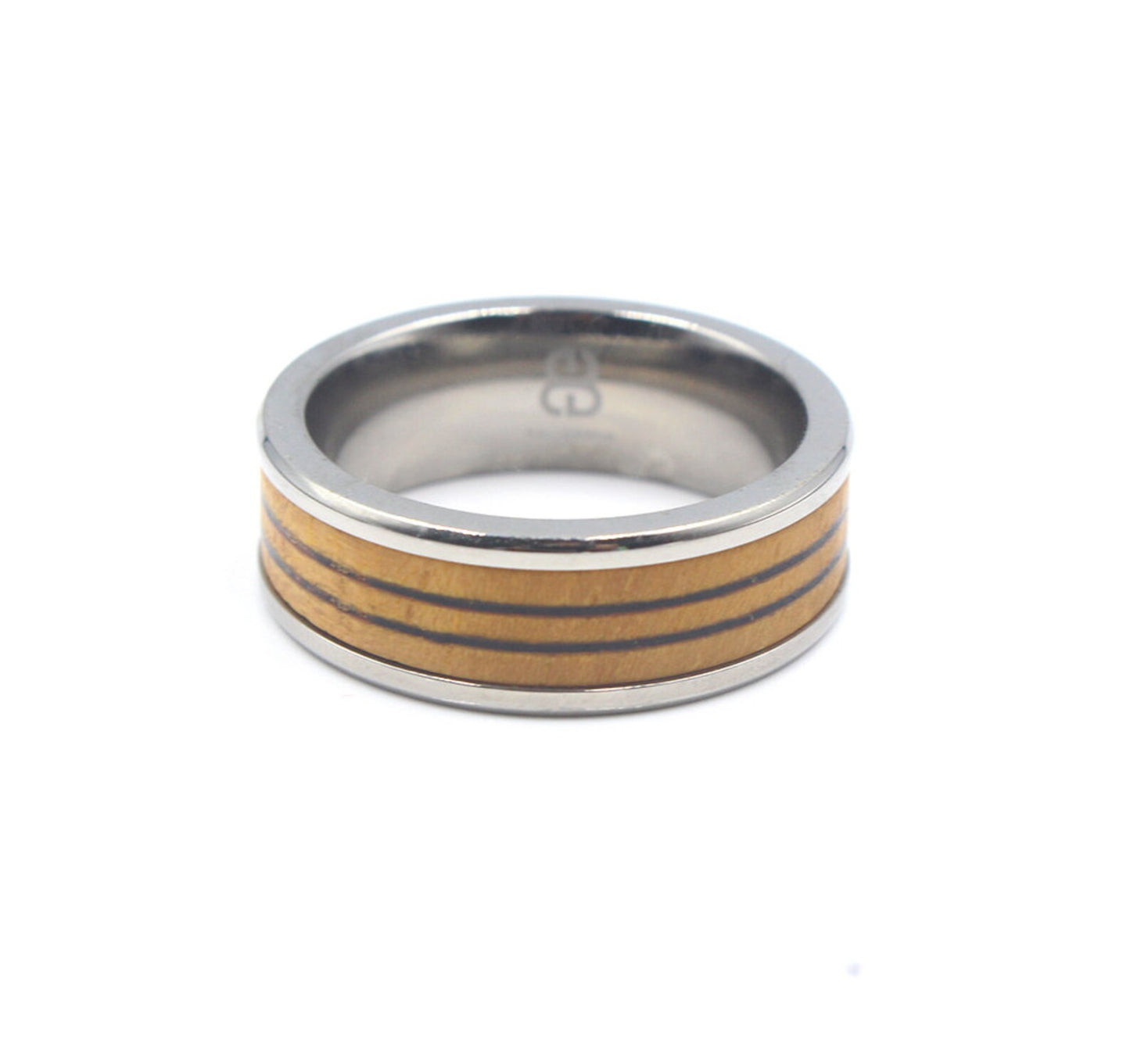Ring aus Jackfrucht und Merbauholz