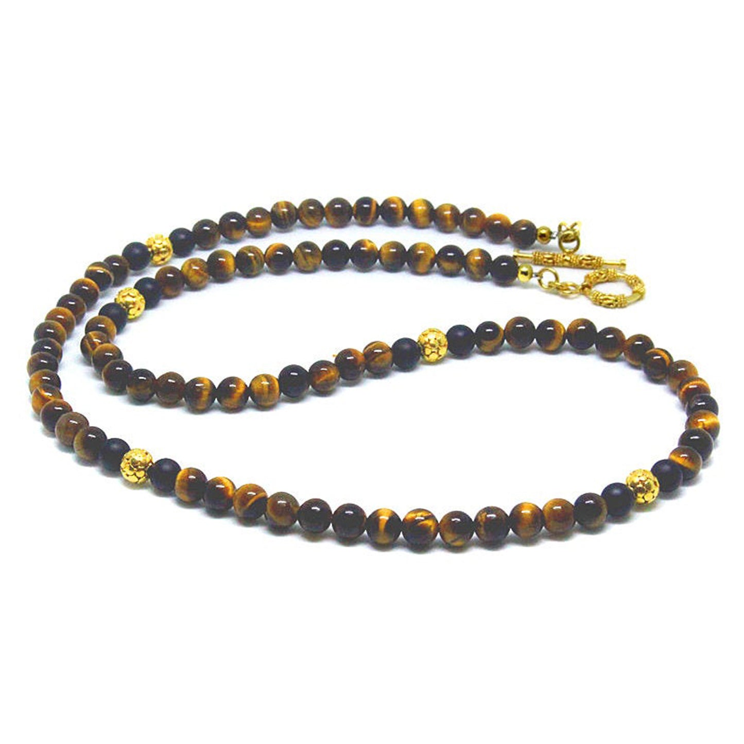 Tiger's Eye and Gold Vermeil