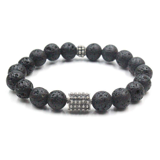 Volcanic Lava and Sterling Silver