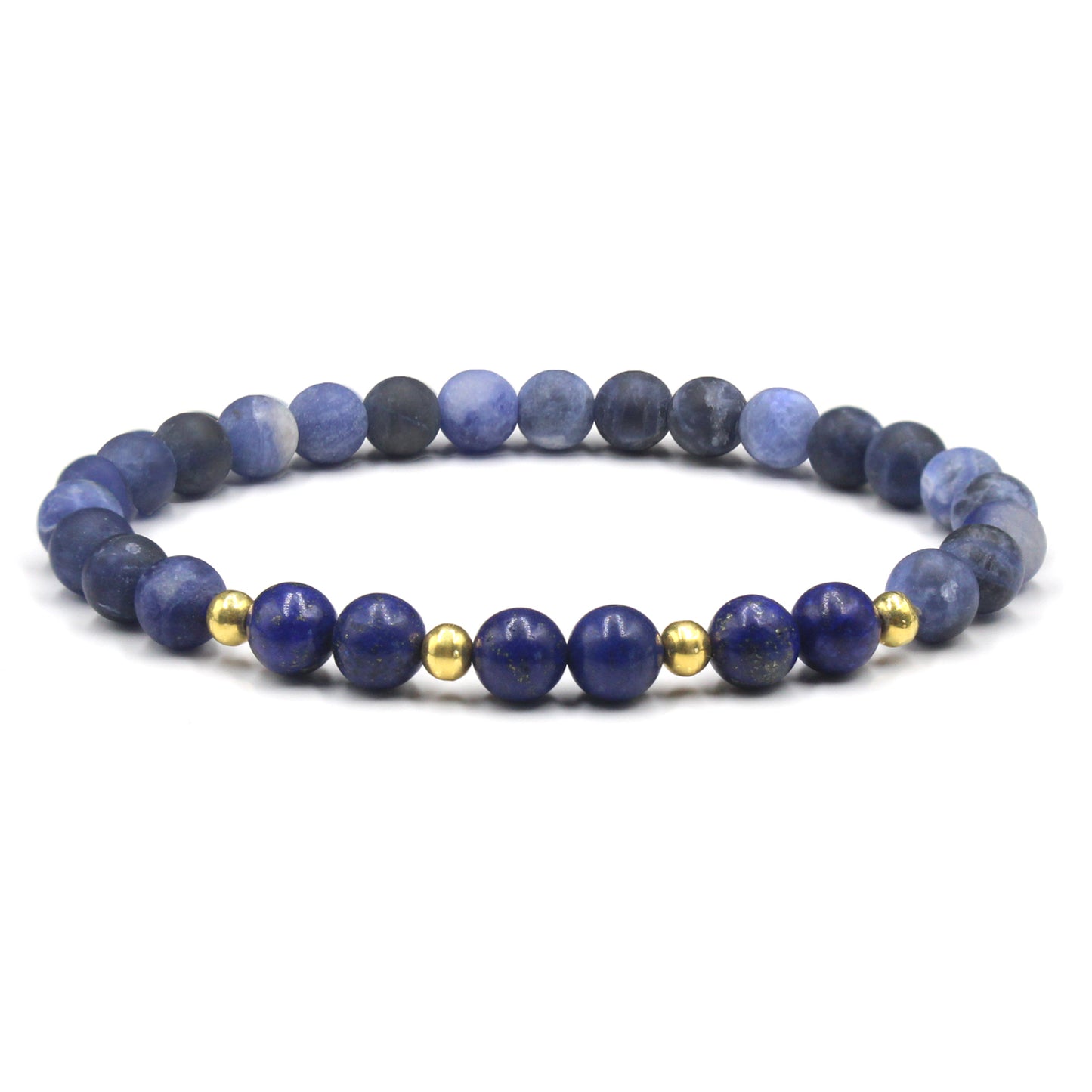 Lapislazuli und matter Sodalith