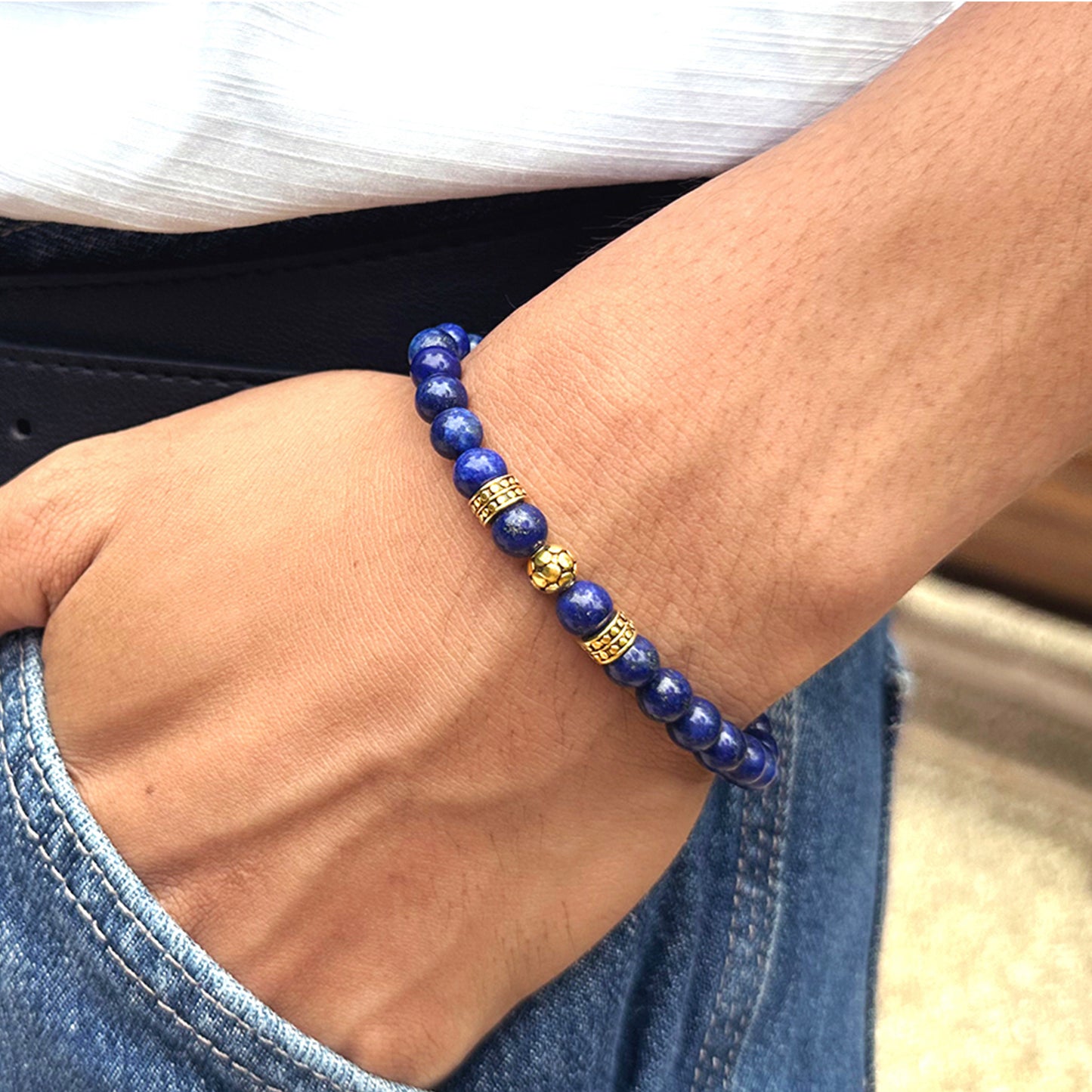 Lapis Lazuli Stone and Gold