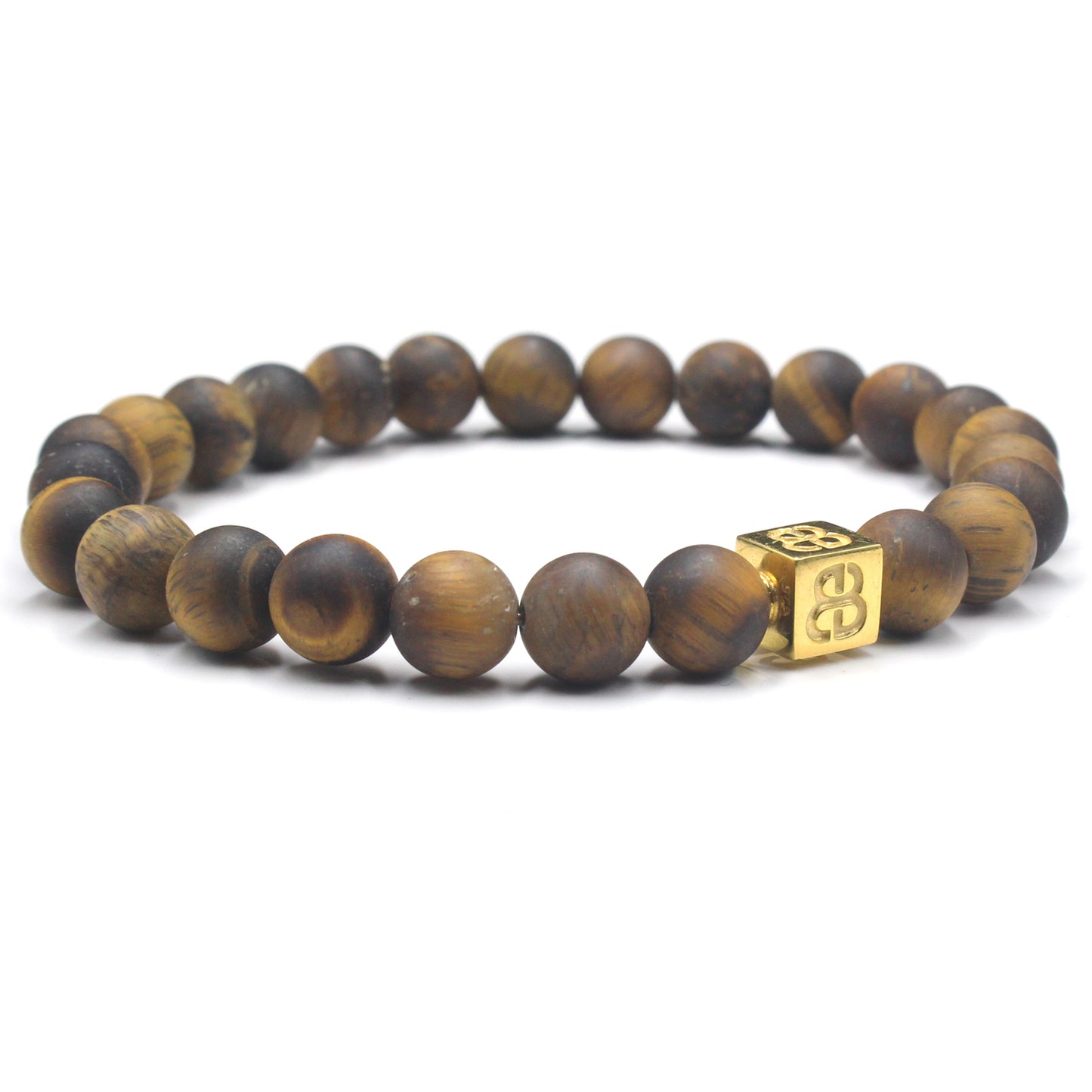Matte Tiger Eye and Gold