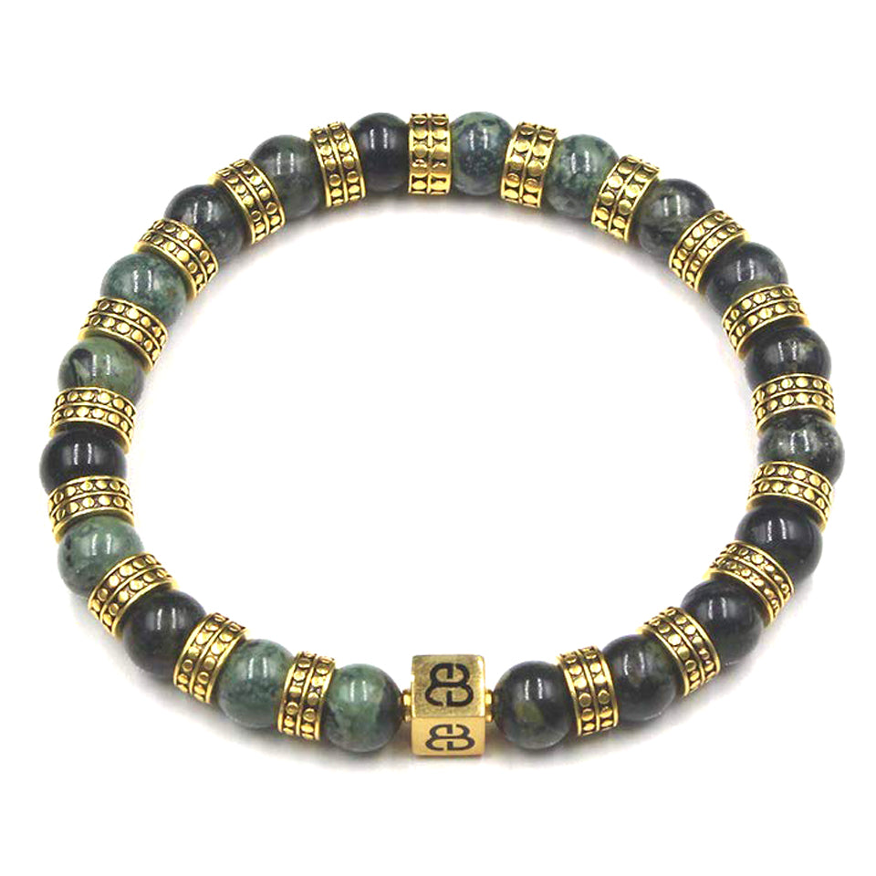 Nephrit-Jade und Gold