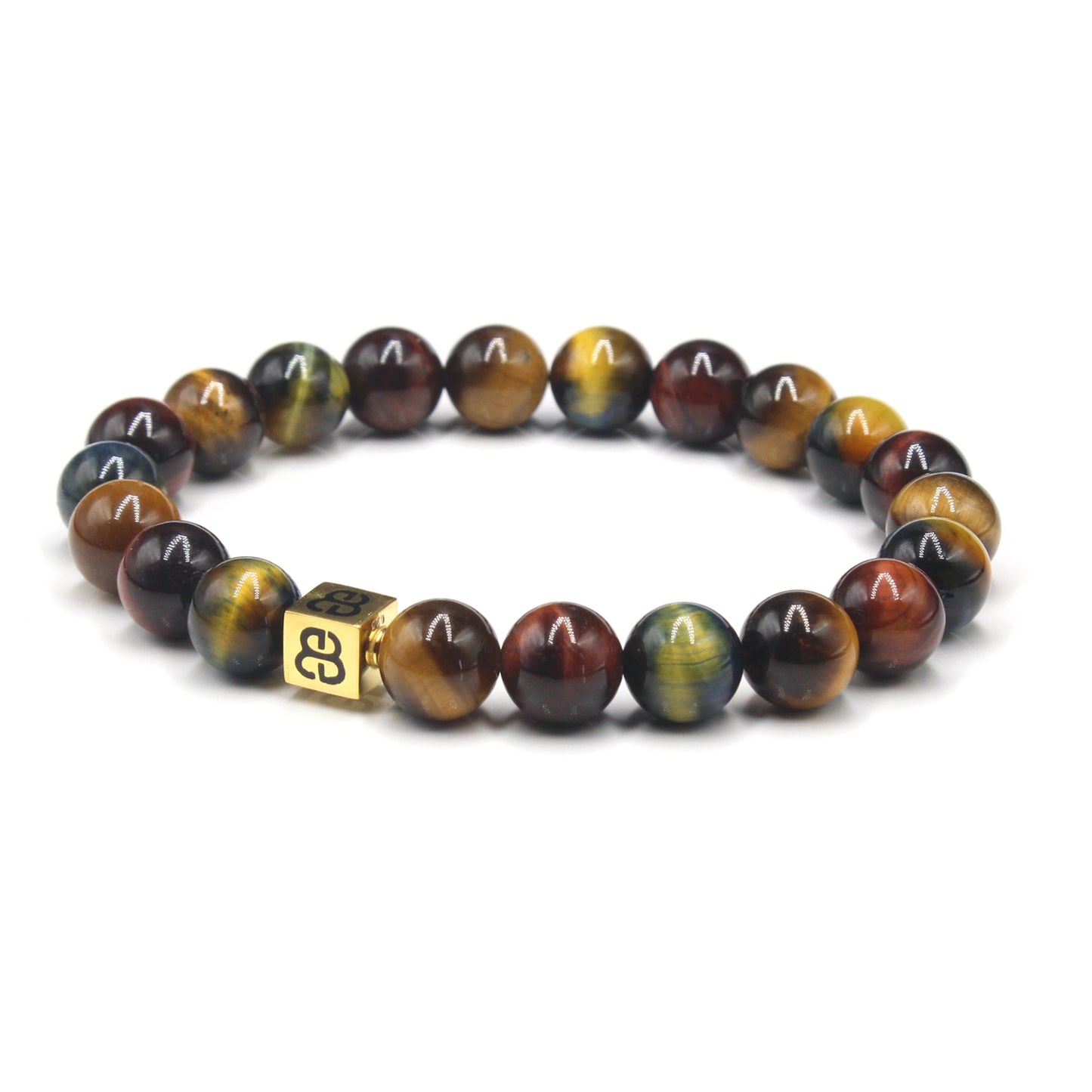 Gemischtes Tigerauge und Gold