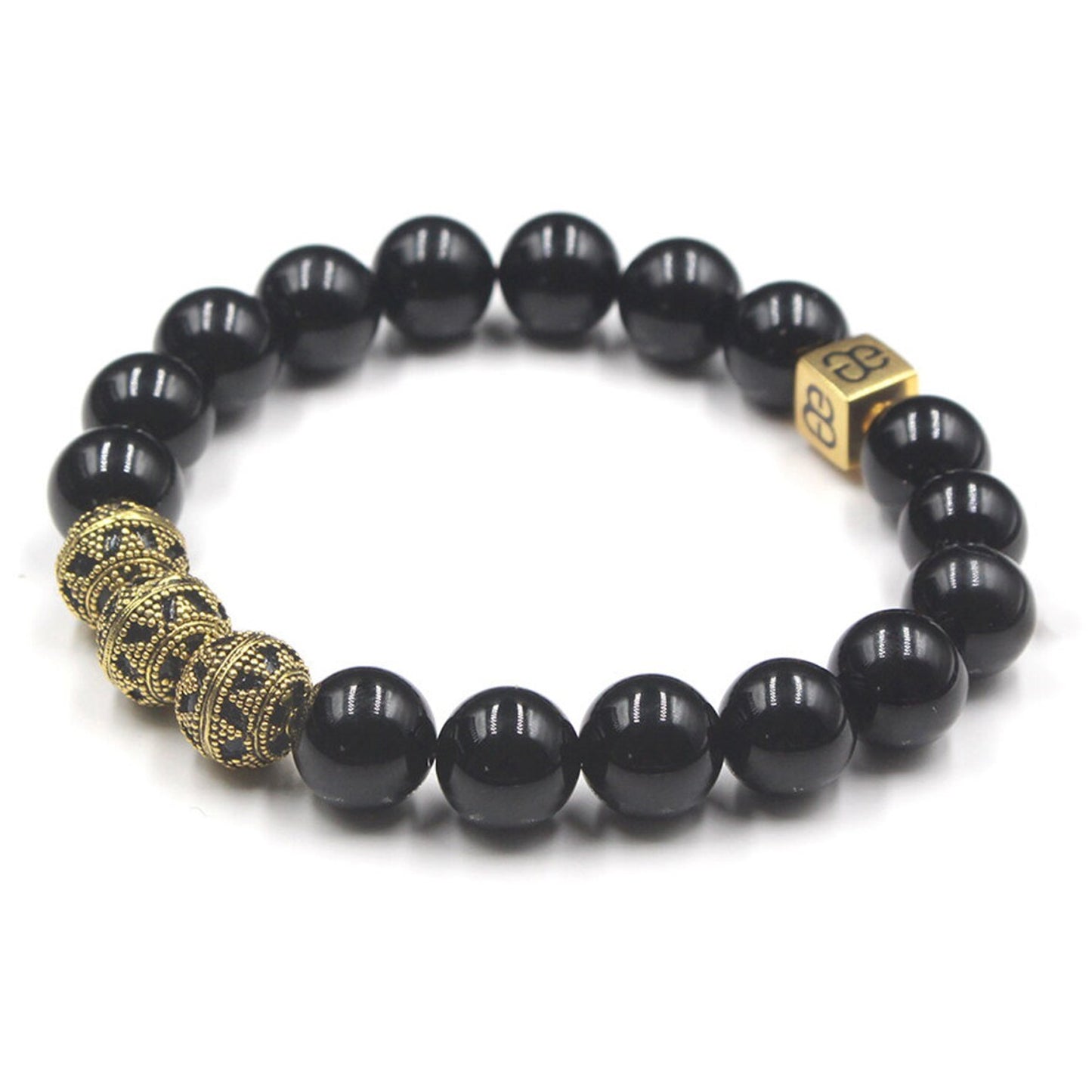 Black Obsidian and Gold