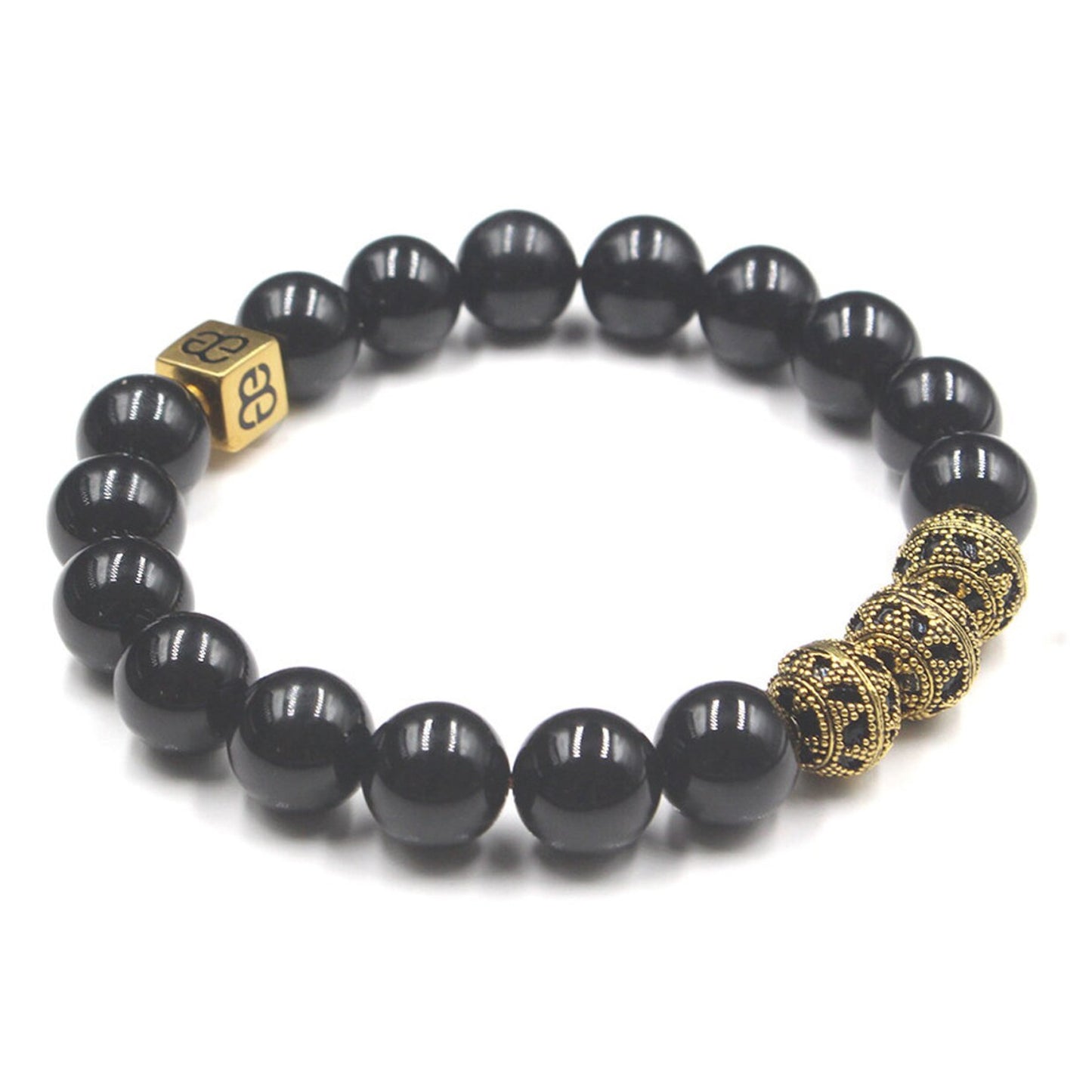 Black Obsidian and Gold