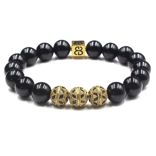 Black Obsidian and Gold