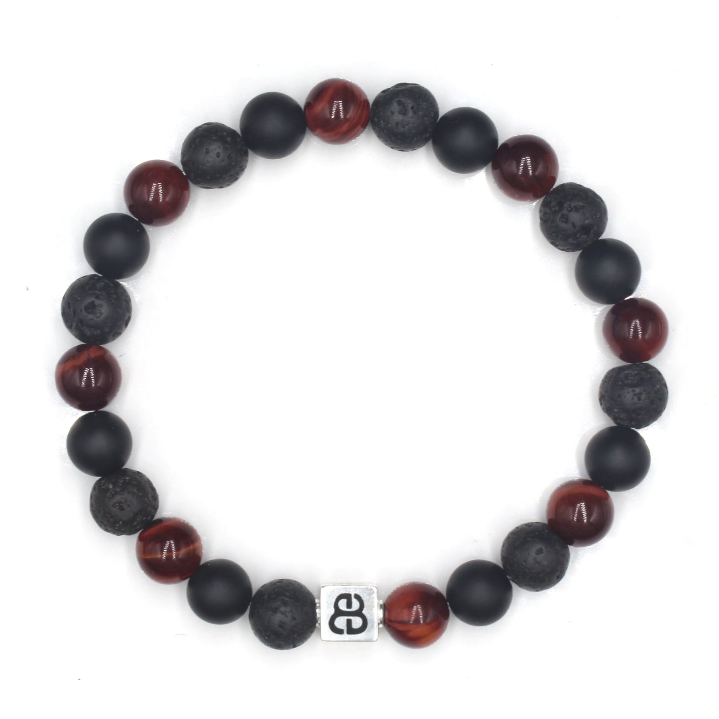 Onyx, Lava, and Red Tiger's Eye