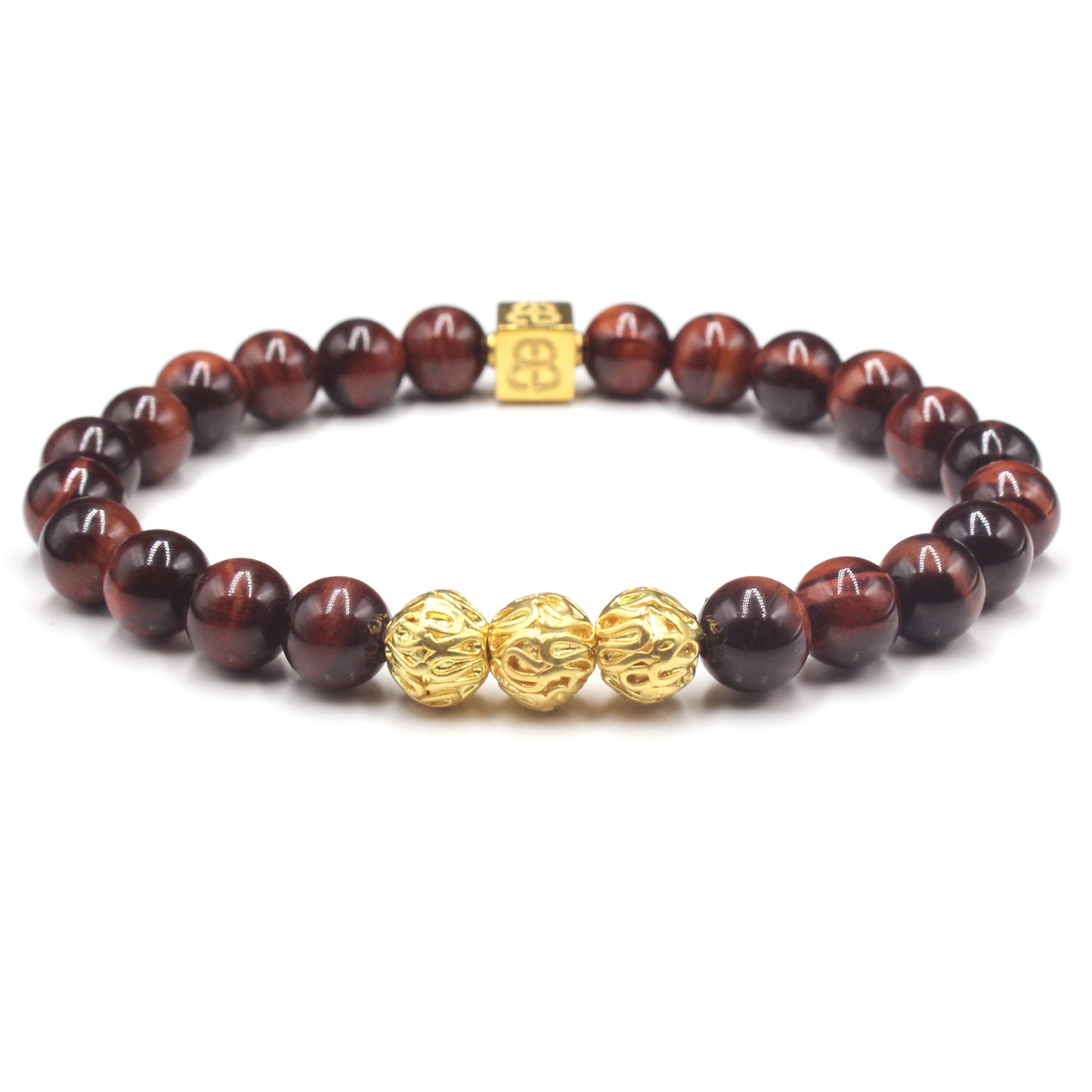 Red Tiger's Eye and Gold