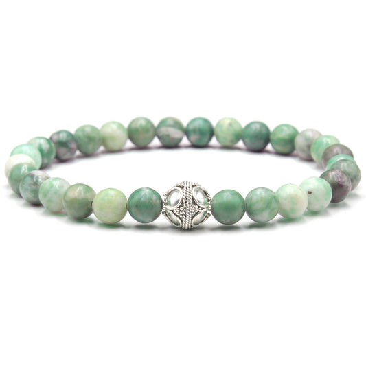 Qinghai Jade and Sterling Silver