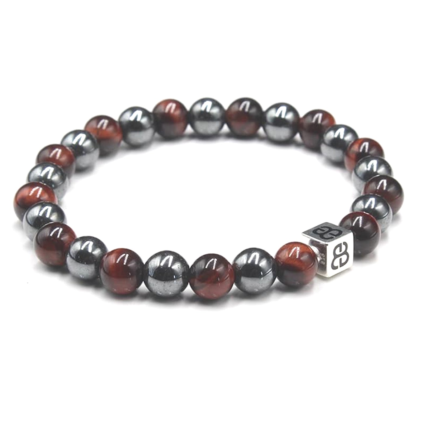 Red Tiger's Eye and Hematite