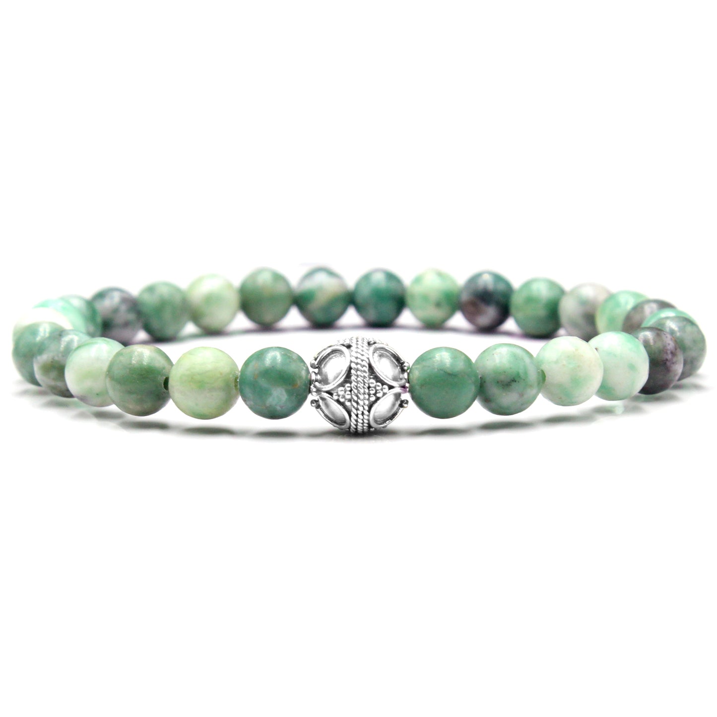 Qinghai Jade and Sterling Silver