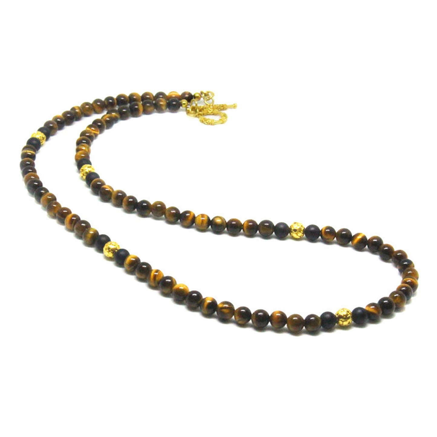 Tiger's Eye and Gold Vermeil