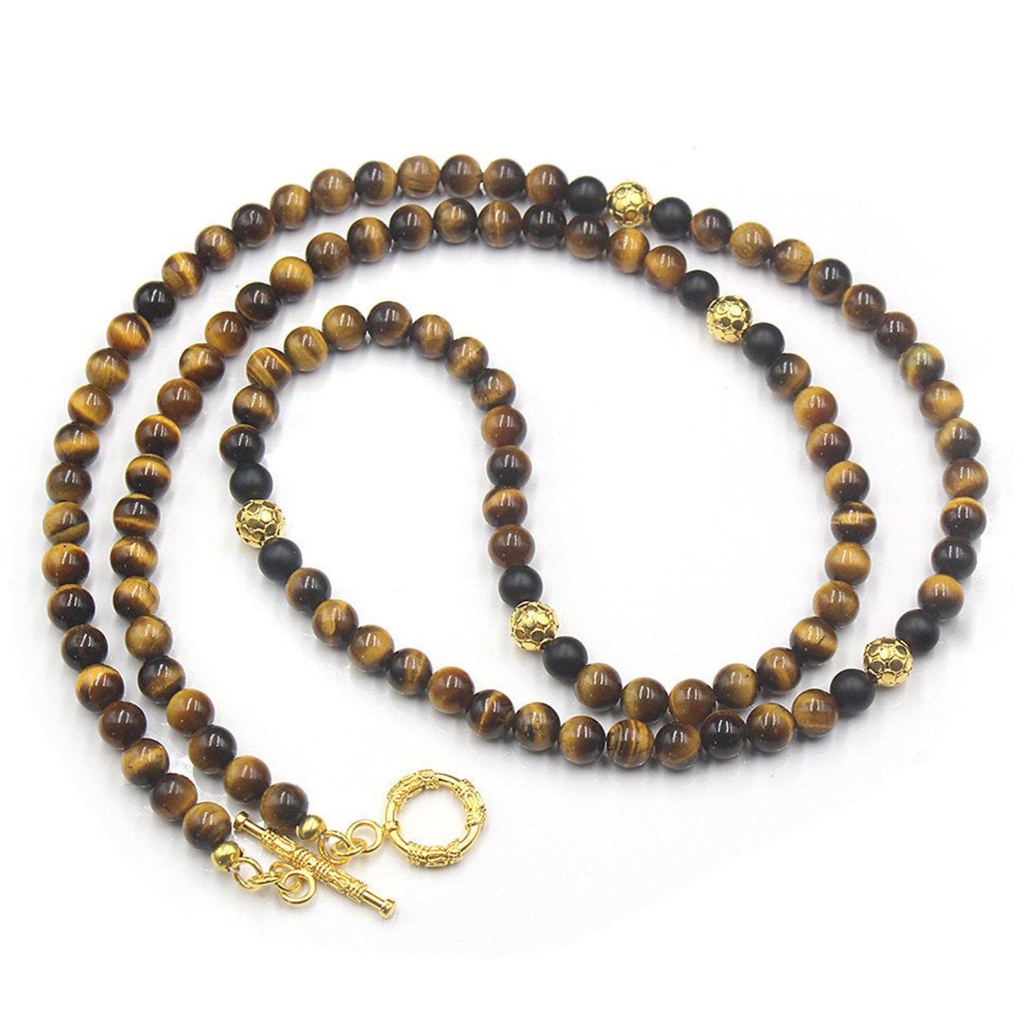 Tiger's Eye and Gold Vermeil