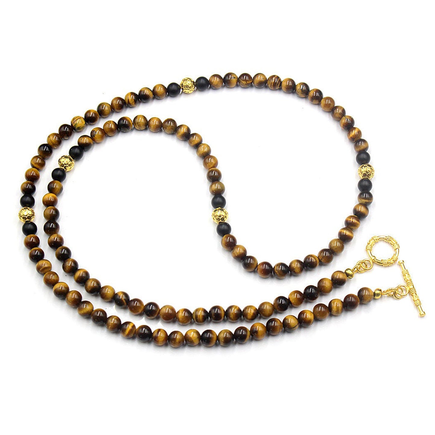Tiger's Eye and Gold Vermeil