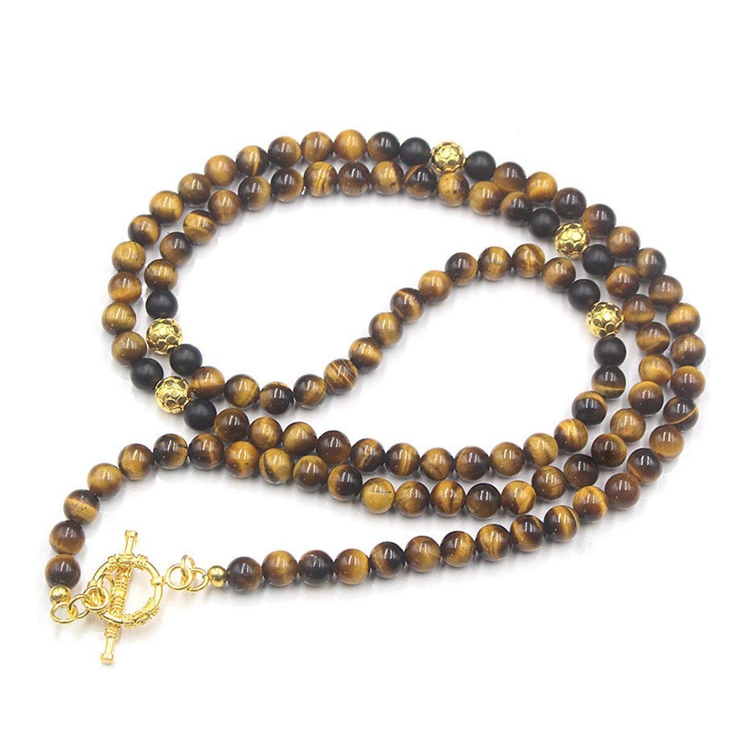 Tiger's Eye and Gold Vermeil