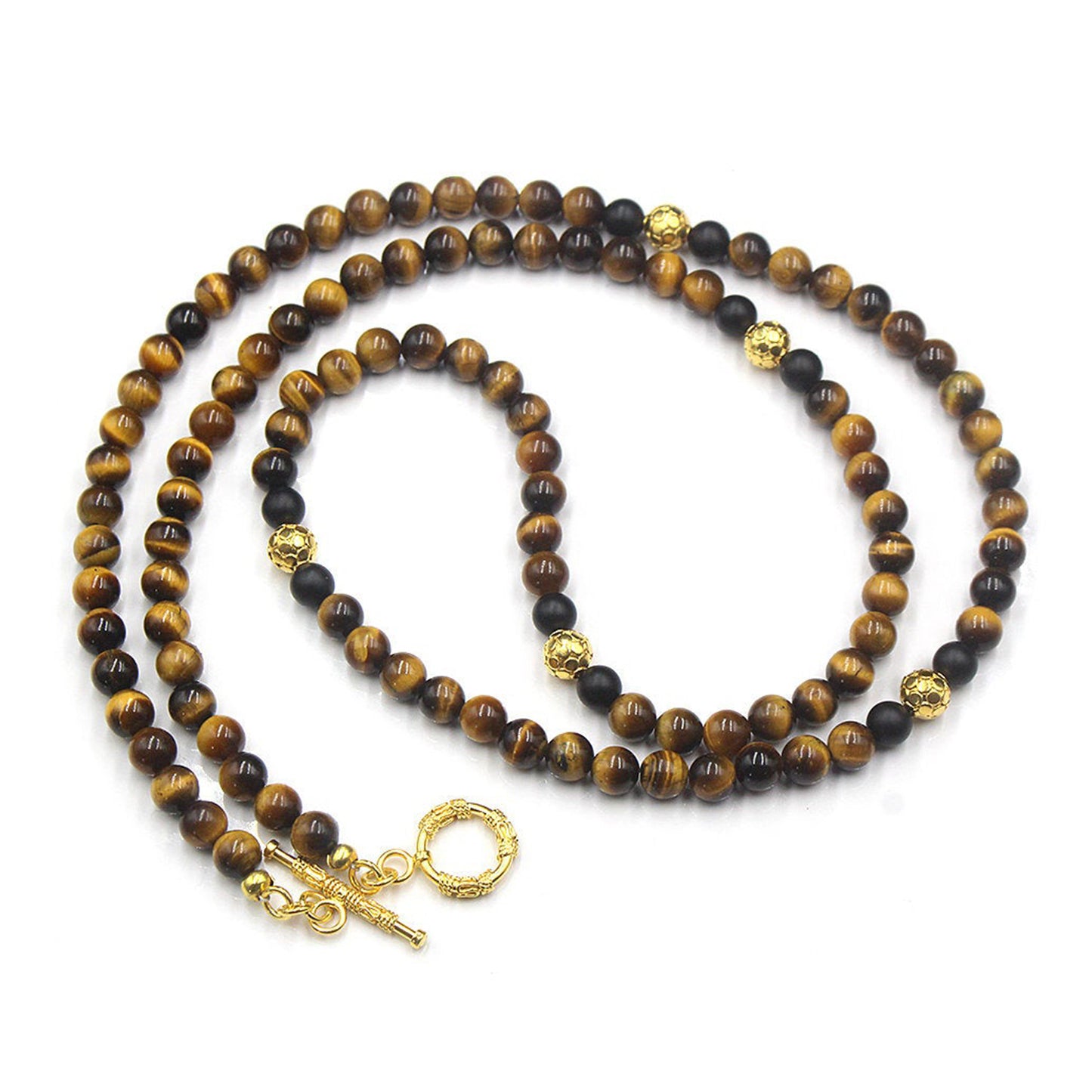 Tiger's Eye and Gold Vermeil