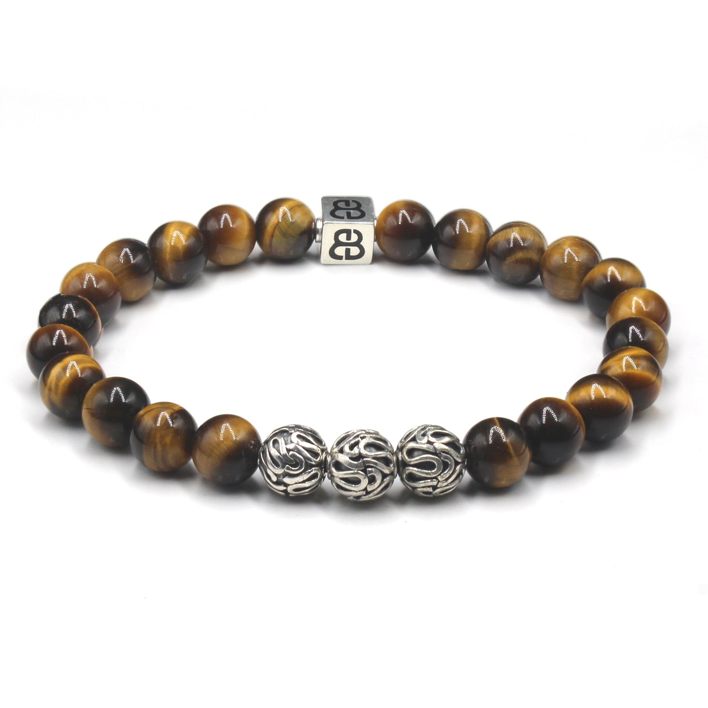 Tigerauge und Sterling Silber
