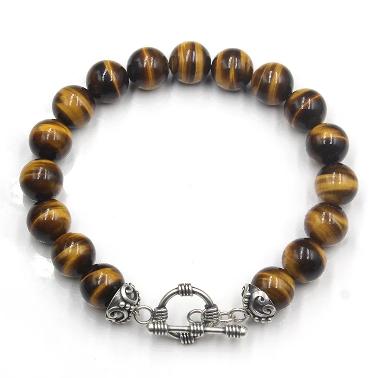 Tigerauge und Sterling Silber