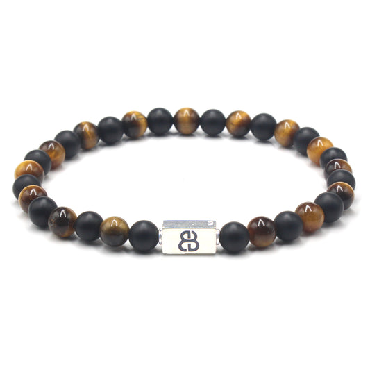 Tigerauge und matter Onyx