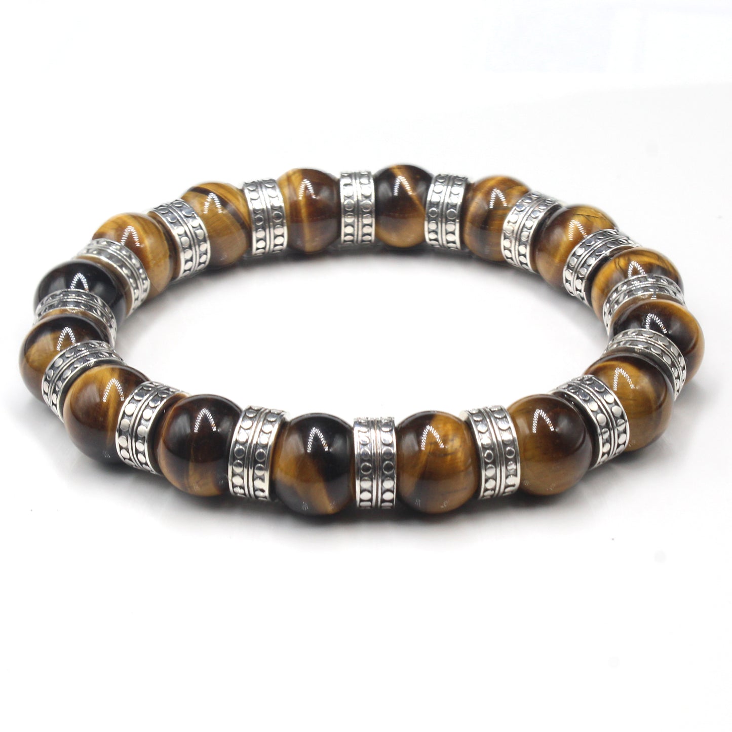 Tigerauge und Sterling Silber
