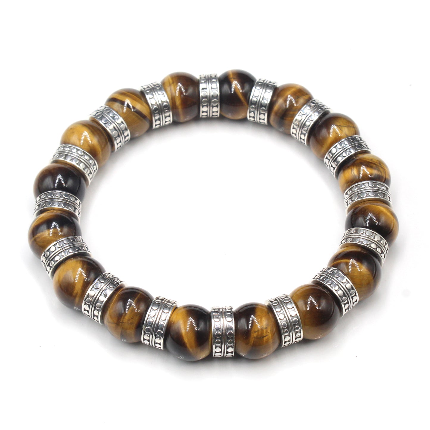 Tigerauge und Sterling Silber