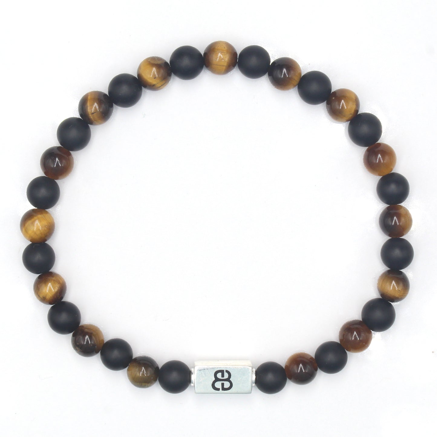Tigerauge und matter Onyx