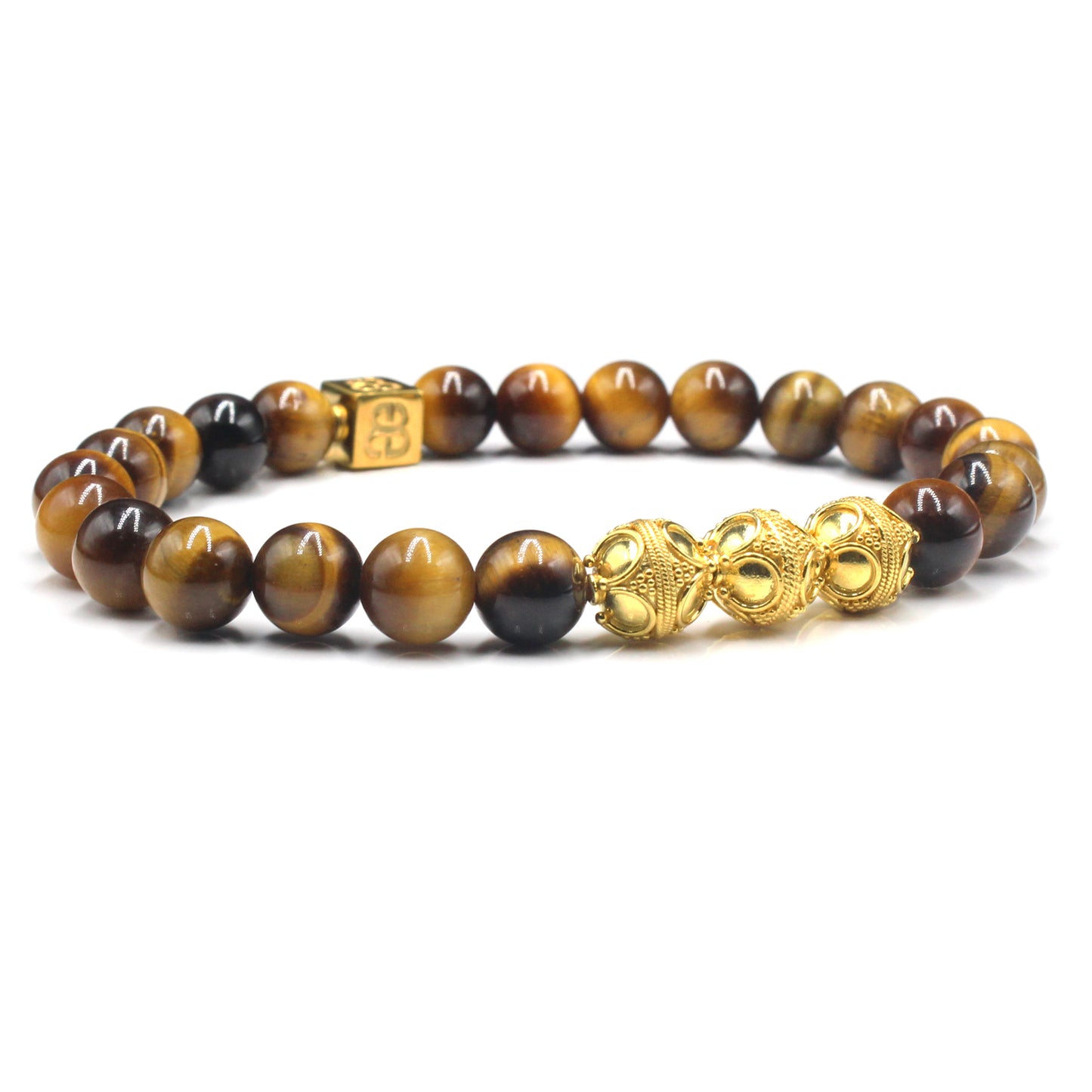 Tigerauge und Gold
