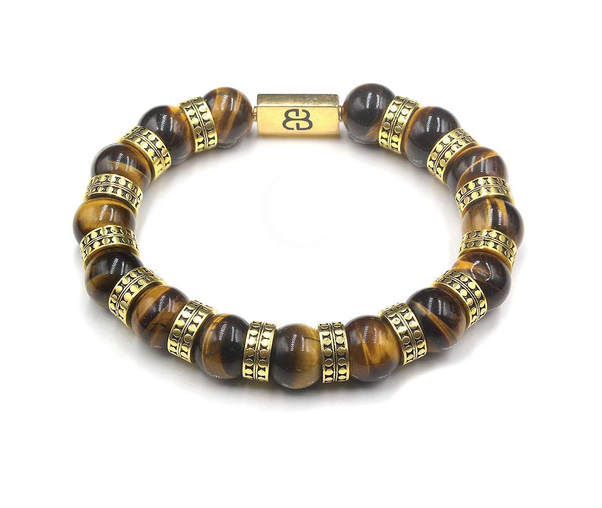 Tigerauge und 22 Karat Gold