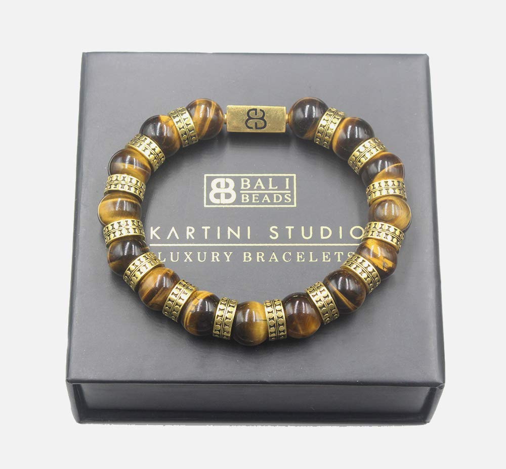 Tigerauge und 22 Karat Gold
